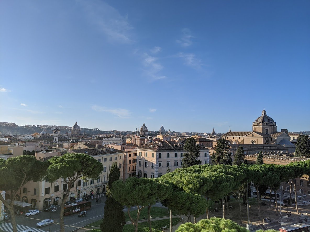 roman view from castle